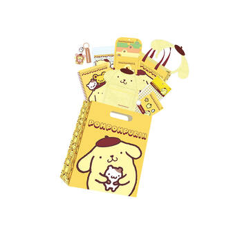 Pompompurin Showbag with Backpack, Accessories, Charms - Yellow - 5y+