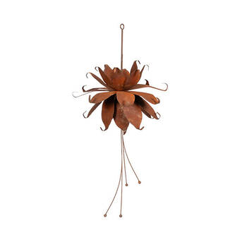  Large Hanging Fuchsia Outdoor Decoration 98x40cm Rust