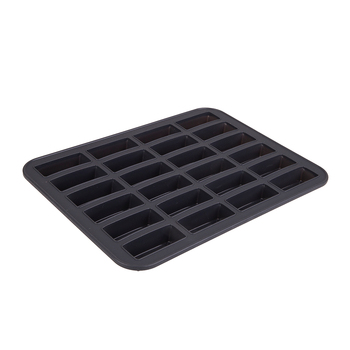 Daily Bake 24 Cup Silicone Mini Bar Pan 32.5x24.5cm Charcoal