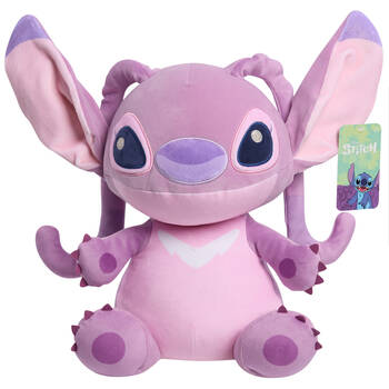 Disney Stitch Comfeez Weighted Plush Angel Pink 3y+