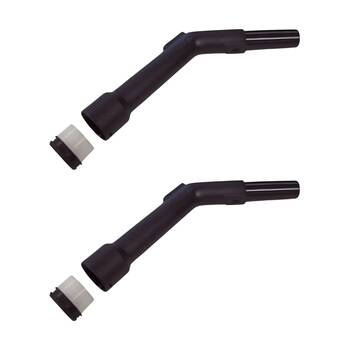 2PK Universal 35mm Black BEP Handle with Clip Ring & Swivel End PVC