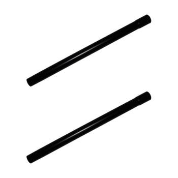 2PK Universal 32mm Extenson Rod Extension Tube Lightweight Black Aluminium 