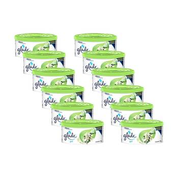12PK Glade Mini Gel Home Blooming Jasmine Air Freshener 70g Scented