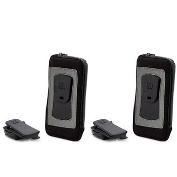 2x Allsop ClickGo 5.7" Strap Belt Clip w/ Case