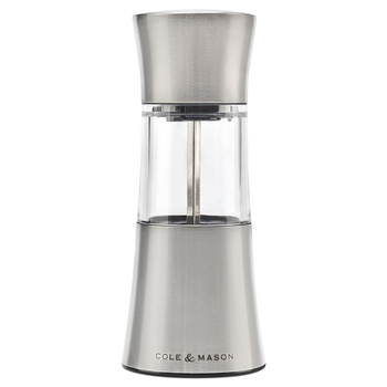 Cole & Mason Stadhampton 16.5cm Chilli & Spice Mill - Silver