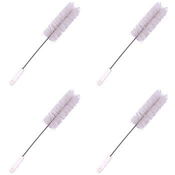 4PK Appetito Large All Purpose Bottle Brush Home Kitchen Cooking White