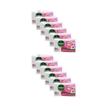 12PK Dettol Soap Bar Antibacterial Sakura Blossom Fragrance Gentle Skincare 60g
