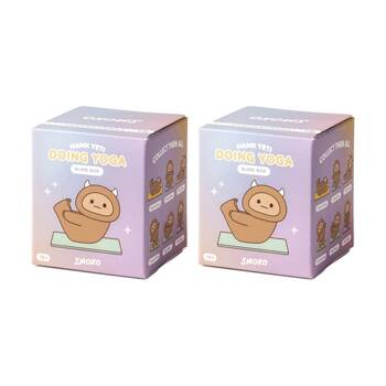2PK Smoko Hank Yeti Doing Yoga Blind Box Toy Collectable Figurine 15Y+ Assorted