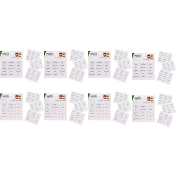 8x 45pc Appetito Vinyl Herb & Spice Labels Home Kitchen Accessory