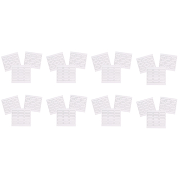 8x 45pc Appetito Vinyl Blank Kitchen Labels Home Pantry Accessory