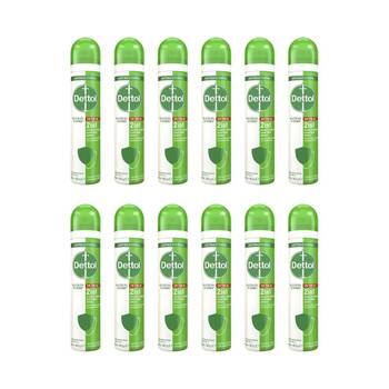 12PK Dettol 2-in-1 Hand & Surface Disinfectant Spray 90ml Antibacterial
