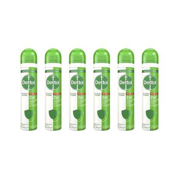 6PK Dettol 2-in-1 Hand & Surface Disinfectant Spray 90ml Antibacterial