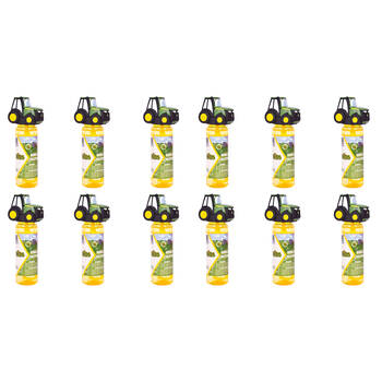 12PK John Deere Blowing Bubbles Bottle w/Bottle Tractor Themed Wand 147ml