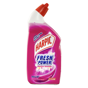 Harpic Fresh Power Disinfectant Toilet Cleaner Tropical Blossom 700ml