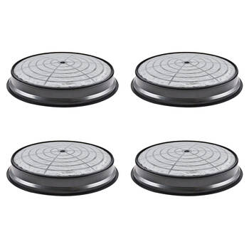 4x Pullman 15L Cloth Filter in Frame for PC4 AS4 Canister Vacuum Black