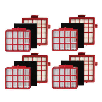 4PK Cleanup Smart Filter Set for Sauber & Hoover Bagless Vacuum Cleaner