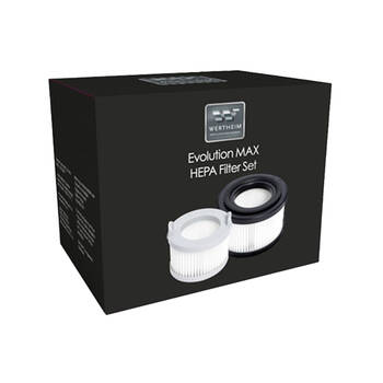 Wertheim Evolution MAX HEPA Filter Set for Stick Vacuum Cleaner White