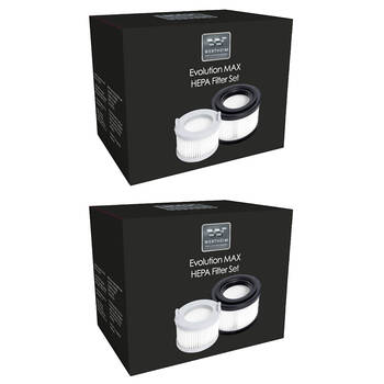 2PK Wertheim Evolution MAX HEPA Filter Set for Stick Vacuum Cleaner White
