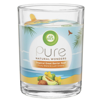 Air Wick Pure Natural Wonders Scented Candle Tropical Great Barrier Reef