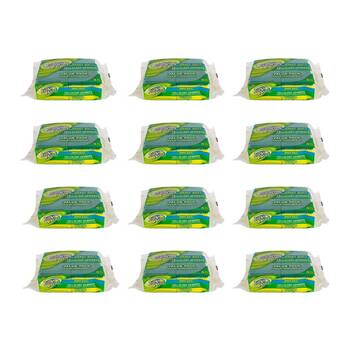 12x 4pc Fresh Start Heavy Duty Cellulose Dishwashing Sponge Scourer Value Pack