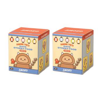 2PK Smoko Hank Yeti Eating Street Food Toy Collectable Figurine 15Y+ Assorted