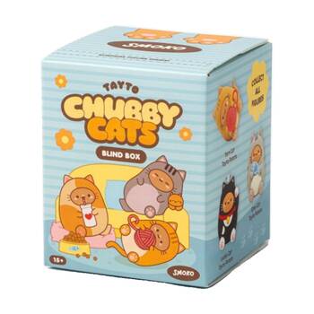 Smoko Tayto Chubby Cat Blind Box Toy Collectable Figurine 15Y+ Assorted