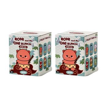 2PK Smoko Roni And Oni Bunch Blind Box Toy Collectable Figurine 15Y+ Assorted