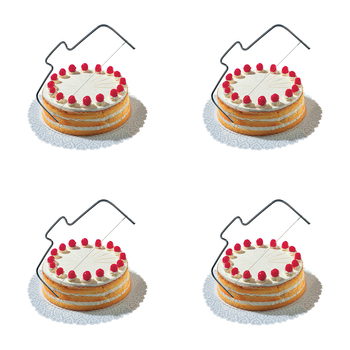 4PK Appetito Cake Cutter 33cm Home Kitchen Cooking/Baking