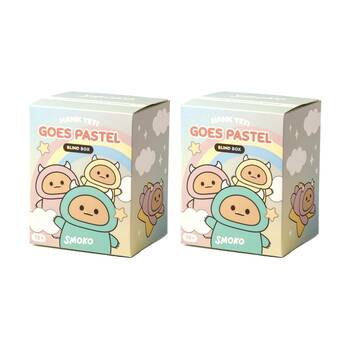 2PK Smoko Pastel Hank Yeti Blind Box Bag Charm Toy Collectable 15Y+ Assorted