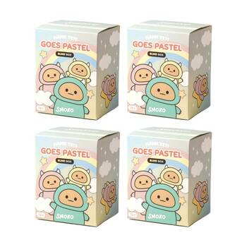 4PK Smoko Pastel Hank Yeti Blind Box Bag Charm Toy Collectable 15Y+ Assorted