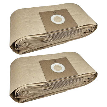 2x 5pc Pullman CD1203 10L Replacement Vacuum Bags for Efficient Dust Capture