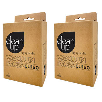 2x 10pc CleanUp CU160 Vacuum Bags for Peak Performance Durable