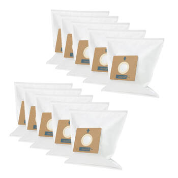 2x 5pc CleanUp CU212 Vacuum Bags for Hoover and Sauber Models White