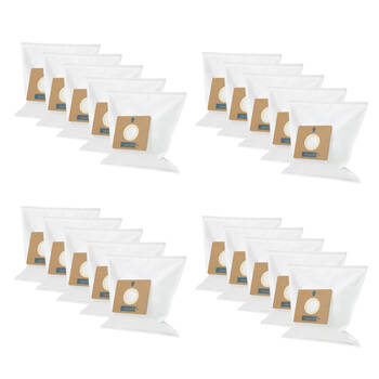4x 5pc CleanUp CU212 Vacuum Bags for Hoover and Sauber Models White