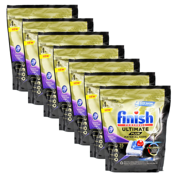 7PK 35pc Finish Powerball Ultimate Plus Dishwasher Tablets
