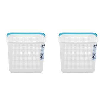 2PK Boxsweden 41x36.5cm Laundry Carry Basket Large - Assorted