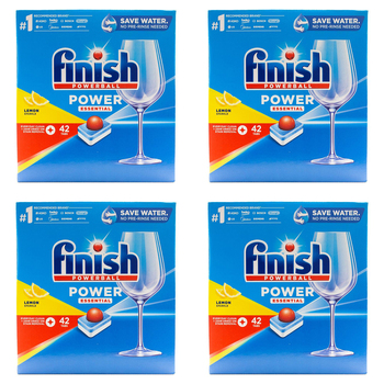 168pc Finish Dishwasher Tablets w/ Powerball Lemon Sparkle