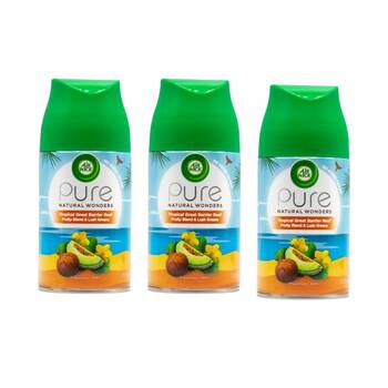 3PK Air Wick 159g Freshmatic Refill Tropical Great Barrier Reef Fruity Blend