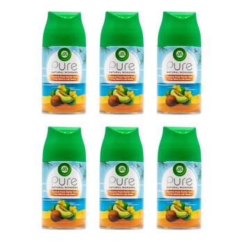 6PK Air Wick 159g Freshmatic Refill Tropical Great Barrier Reef Fruity Blend