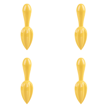 4PK Appetito Melamine Citrus Reamer Home Kitchen Cooking Yellow