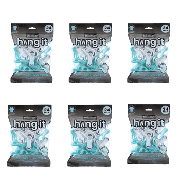 6x 24PK Boxsweden Hangit Premium Grip Clothes Laundry Pegs