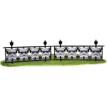 2pc Star Wars Stormtrooper Plastic Fence Party Decor Accessory
