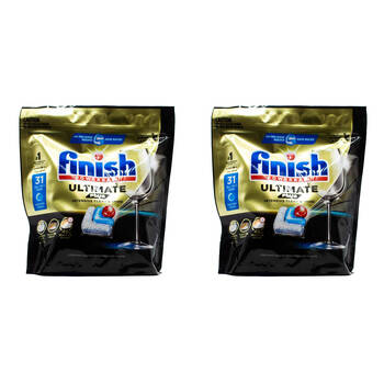 62pc Finish Dishwasher Tablets Powerball Ultimate Plus All-in-1