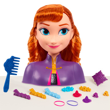 14pc Disney Frozen Basic Anna Styling Head 3+
