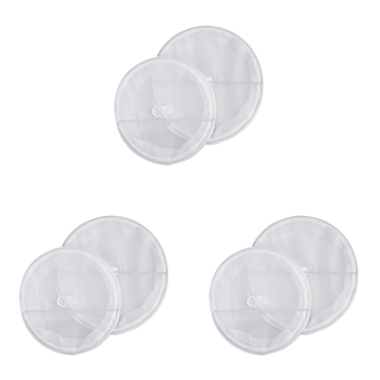 3x 2pc Appetito 34cm/39cm Pop-Up Food Protection Covers White