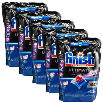 5x 70pc Finish Dishwasher Tablets Powerball Ultimate All-in-1