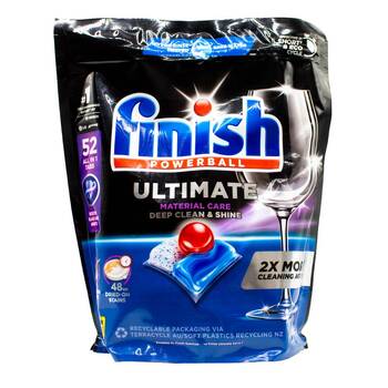 52pc Finish Powerball  Dishwasher Tablets All In 1 Ultimate