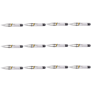 12PK Appetito Stainless Steel Mini Fiid Tongs Home Kitchen Cooking Utensil 18cm