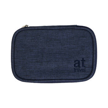 Annabel Trends AT Travel Pill Carrier Organiser Storage 15x10cm Navy