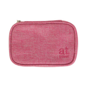 Annabel Trends AT Travel Pill Carrier Organiser Storage 15x10cm Pink